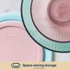 Pyrex Pyrex® Sculpted Tinted Glass 2.3QT Mixing Bowl with Lid, Pink