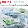 Pyrex Pyrex® Colors Sculpted Tinted 6-piece Mixing Bowl Set