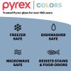 Pyrex Pyrex® Simply Store® Tinted 12-piece Storage Set with Plastic Lids, Green and Blue